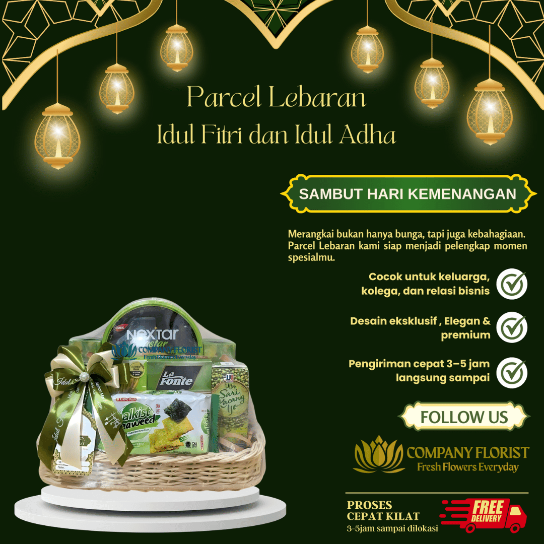 Parcel Snack Lebaran Kekinian Desain Minimalis